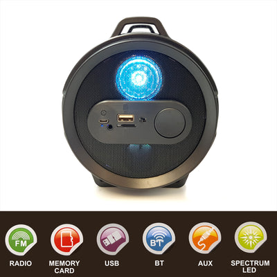 Portable Wireless Bluetooth Speaker Stereo Music Bass FM USB TF AUX MP3 3 colours available