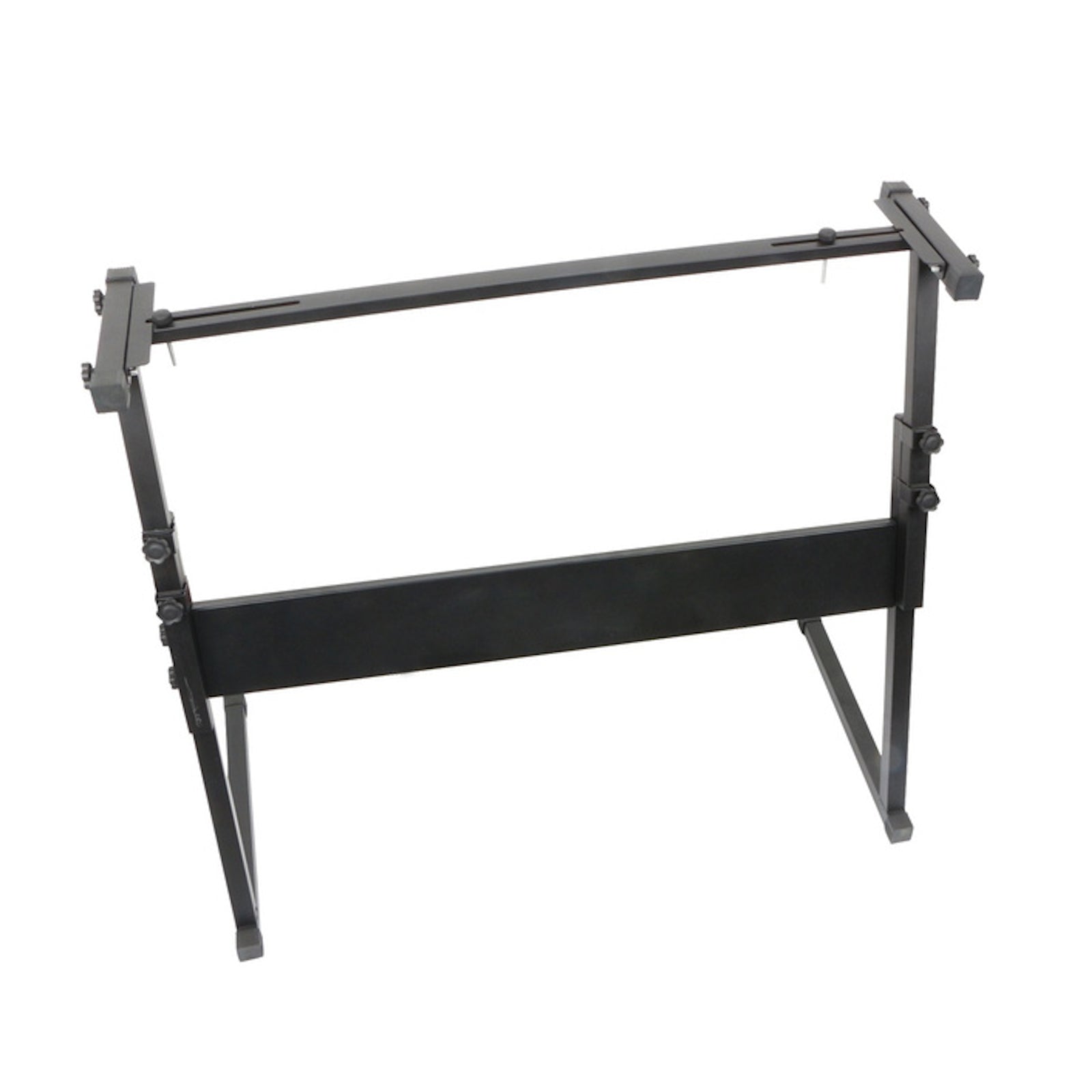 Keyboard Piano Stand Z Type Height Adjustable For 54 / 61 Keys Steel Frame