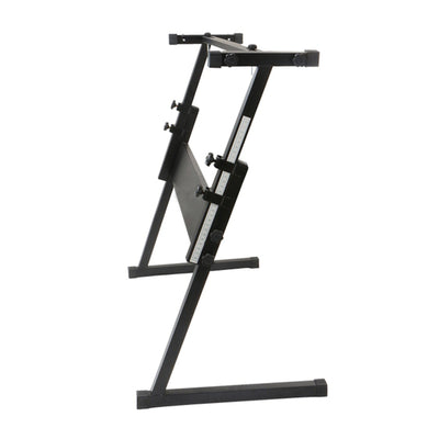Keyboard Piano Stand Z Type Height Adjustable For 54 / 61 Keys Steel Frame
