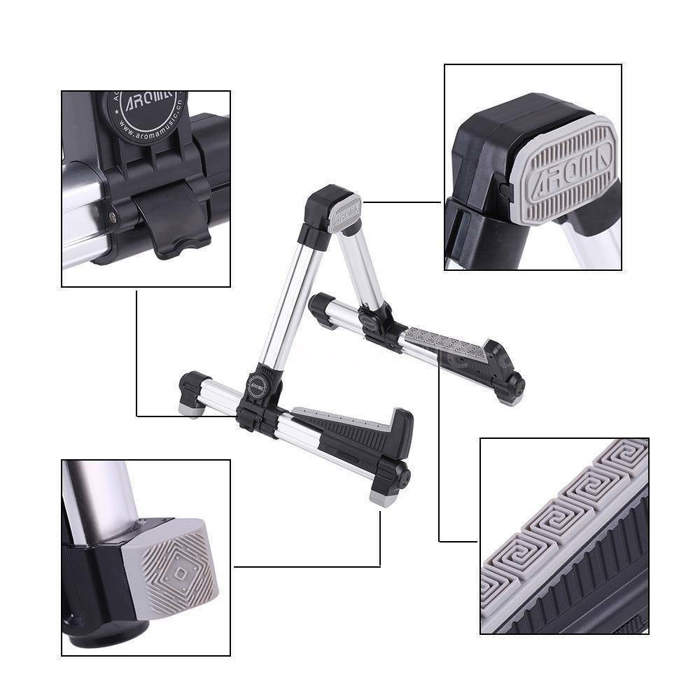 Guitar Stand Universal Instrument Folding Adjustable Alloy Frame