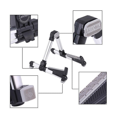 Guitar Stand Universal Instrument Folding Adjustable Alloy Frame