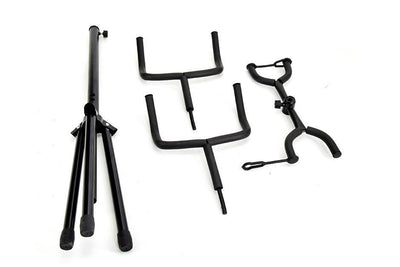 Dual 2 Guitar Stand Acoustic Electric Classical Double Instrument