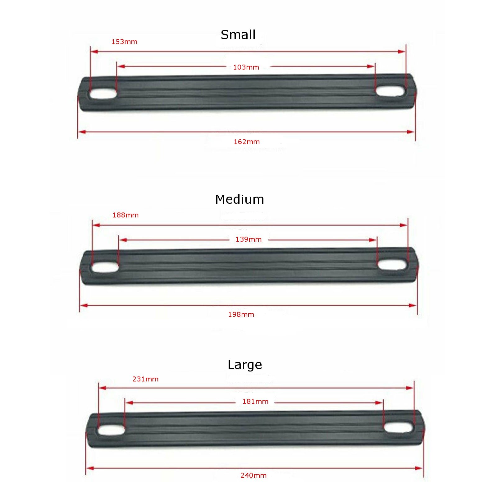 Guitar Amp Strap Road Case Carry Handle Steel Insert Speaker Cabinet Box 3 Sizes