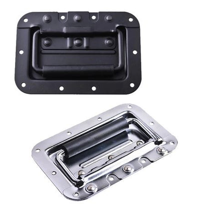 Recessed Spring Handle Black Or Chrome Heavy Duty Steel for Rack Flight Road Case Roadcase Flight case