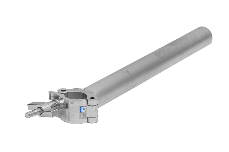 Event Lighting BOOMARM105 - 0.5m Boom Arm Pole with Single Pipe Clamp