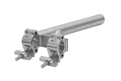 Event Lighting BOOMARM205 - 0.5m Boom Arm Pole with Double Pipe Clamp