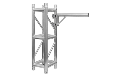 Event Lighting BOOMARM205 - 0.5m Boom Arm Pole with Double Pipe Clamp