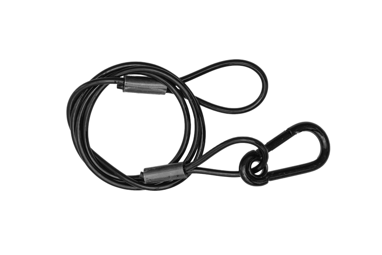 Event Lighting SW3X800PB - 3mm Black Safety Wire