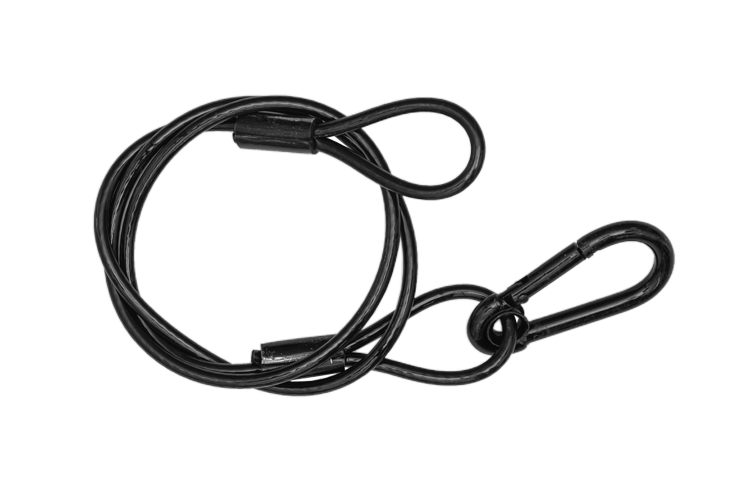 Event Lighting SW4X800PB - 4mm Black Safety Wire