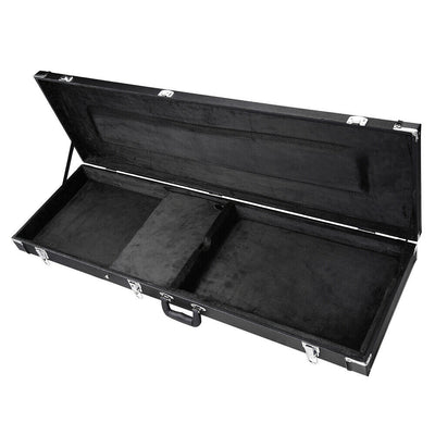 Bass Electric Guitar Case With Lock Rectangle Wood Carrying Hardshell Hard Case Roadcase Portable Box