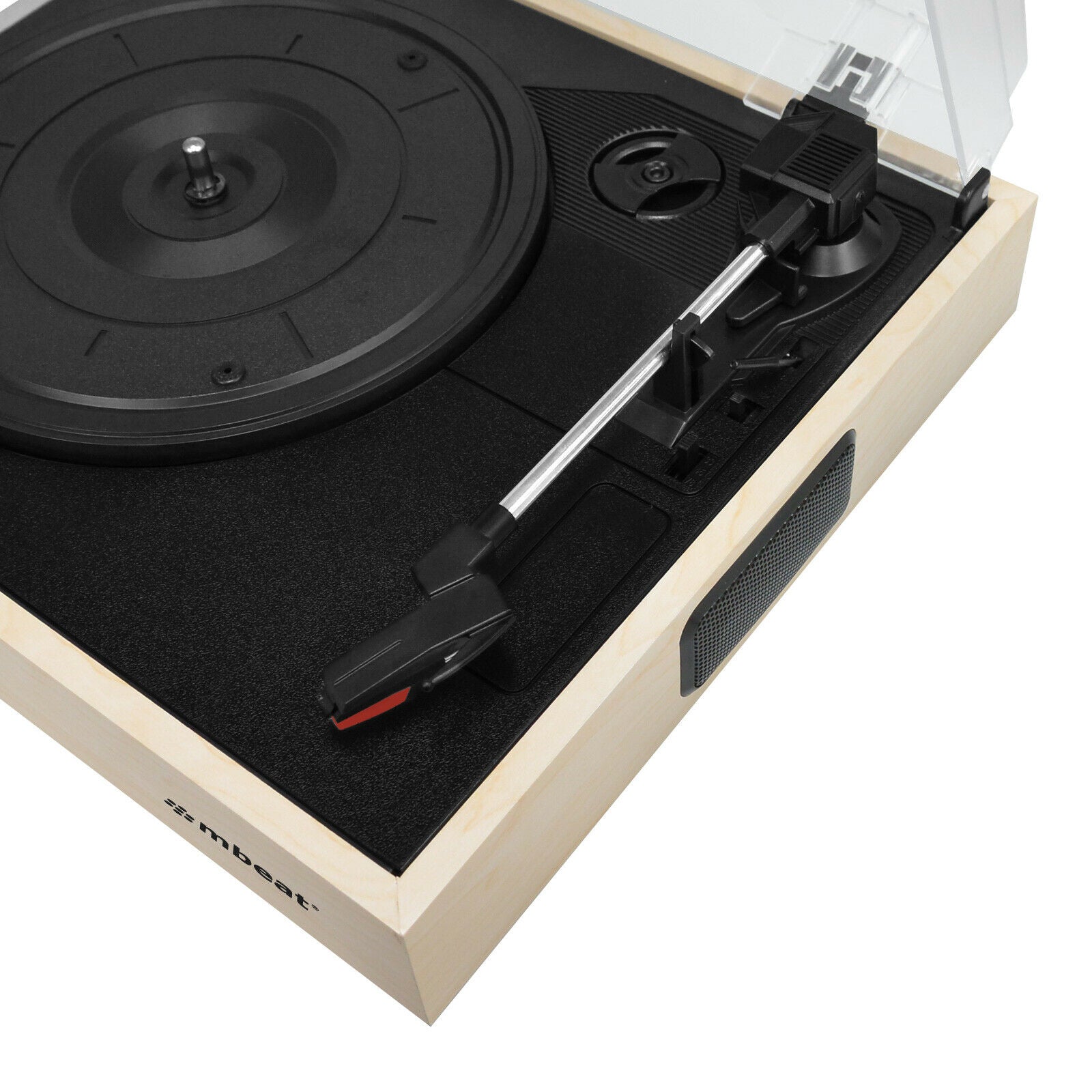 Turntable Record Player Wooden Style With USB Record and built-in speaker mbeat