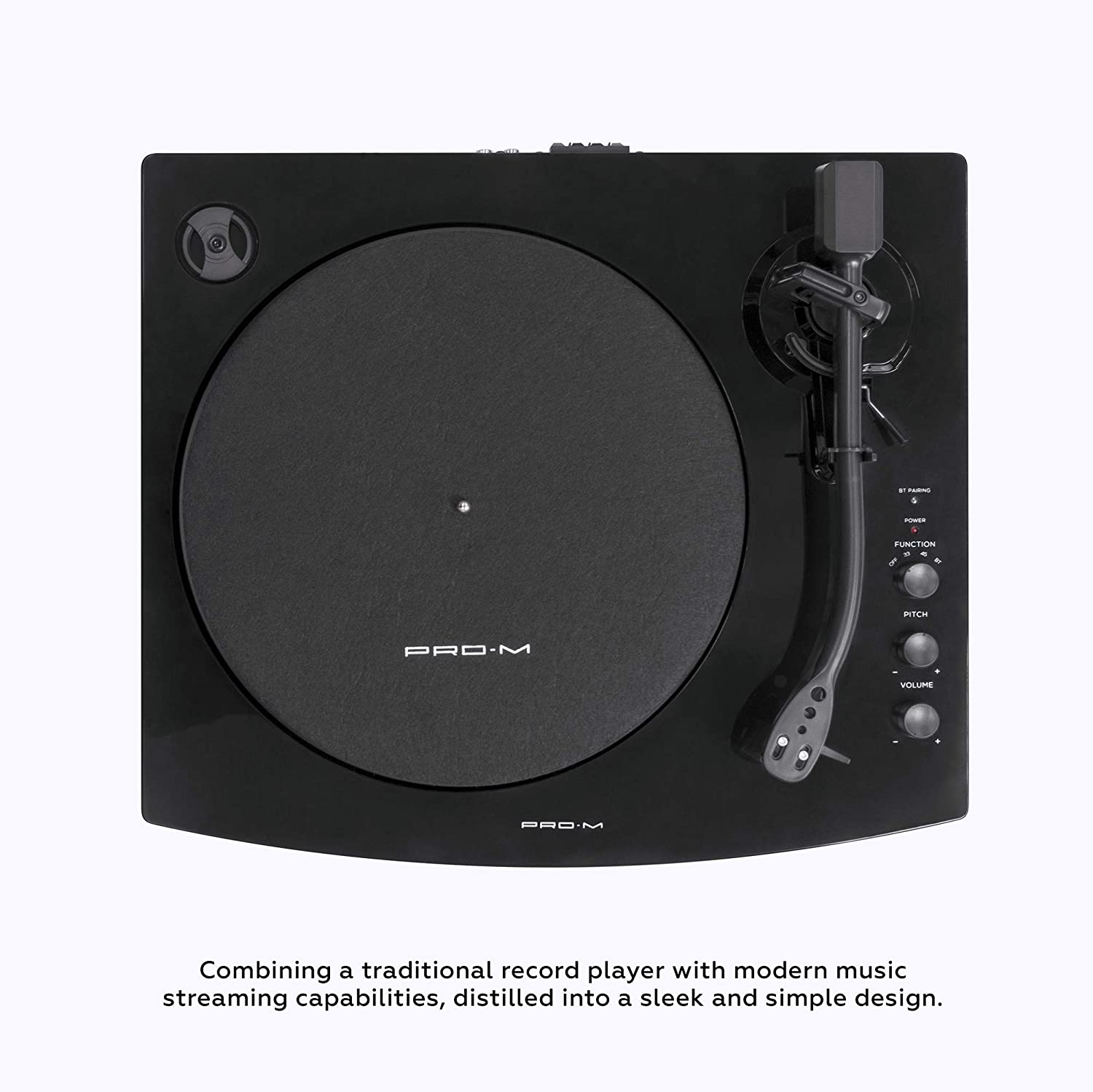Mbeat Pro-M Stereo Turntable System with Bluetooth - Black