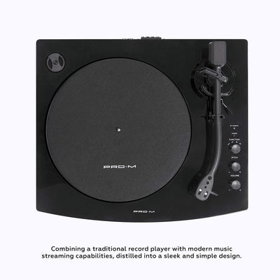 Mbeat Pro-M Stereo Turntable System with Bluetooth - Black