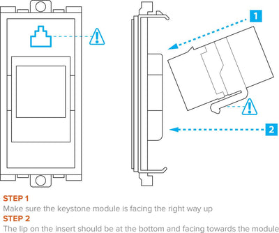 MWI13C5J CAT5E JOINER MODULE FOR MW13FR RJ45 CAT5E SOCKET JOINER PRO2