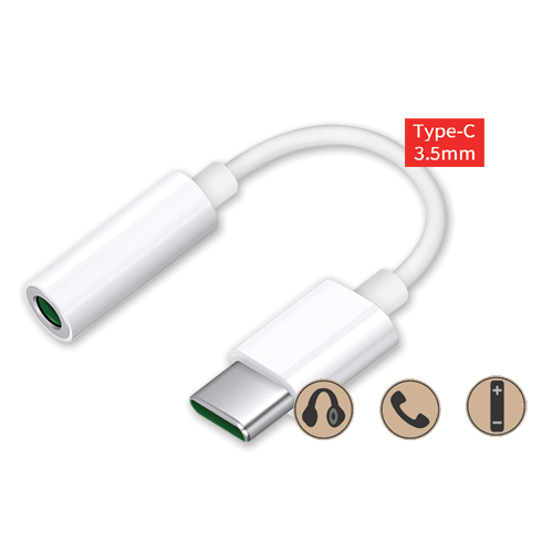 USB-C to 3.5mm Audio Converter SANSAI TPE-7066G
