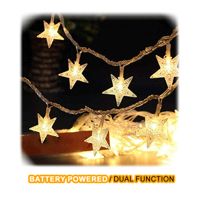 LED Star Decorative Lights SANSAI GL-DD050WW