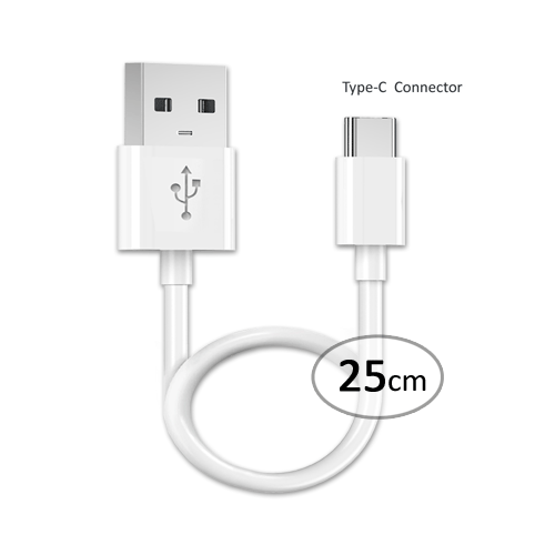 Type-C to USB Cable 25cm SANSAI TPE-6262