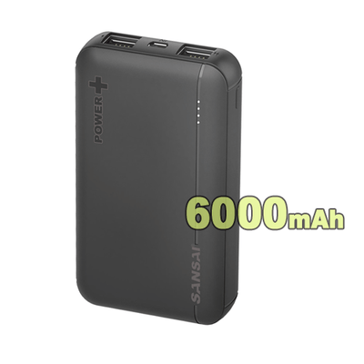 6000mAh Power Bank SANSAI PB-3660