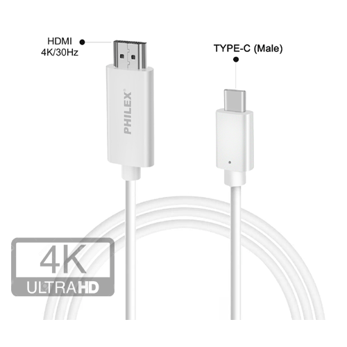 USB-C > HDMI Cable SANSAI PHT-9003