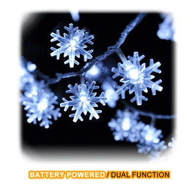 LED Snowflake Decorative Lights SANSAI GL-BB050CC