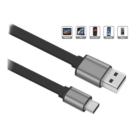 H/D Type-C to USB-A flat Cable SANSAI TPE-7055F