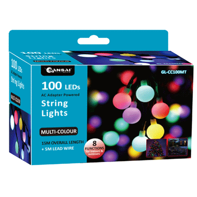 LED Globe Decorative Lights SANSAI GL-CC100MT