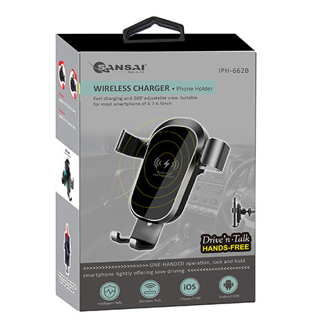 Car Wireless Phone Charger SANSAI IPH-662B