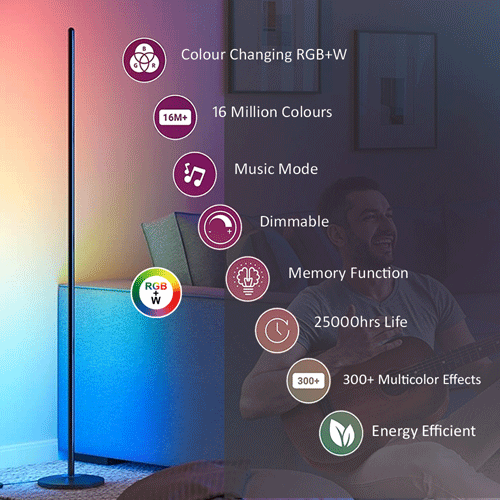 Smart RGB Corner Light SANSAI QL-F022