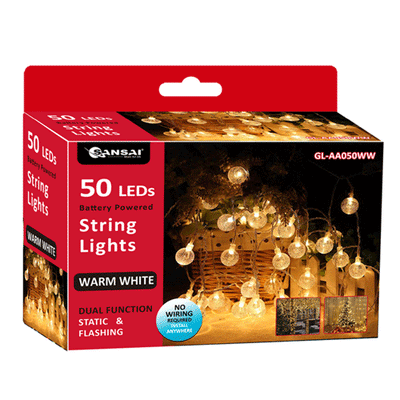 LED Bubble Decorative Lights SANSAI GL-AA050WW