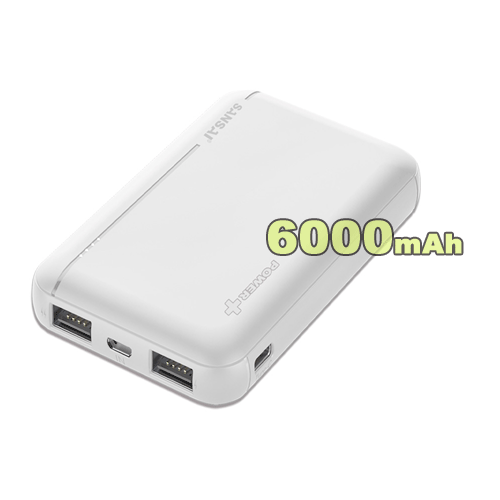 6000mAh Power Bank SANSAI PB-3660