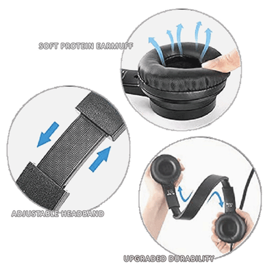 USB Stereo Headphone SANSAI CAT-1715