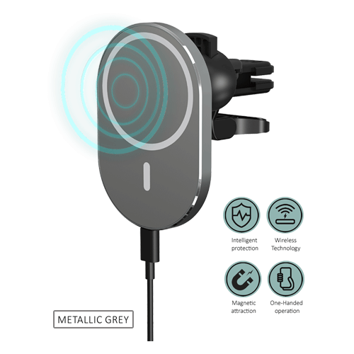 Magnetic Wireless Car Charger SANSAI IPH-X119