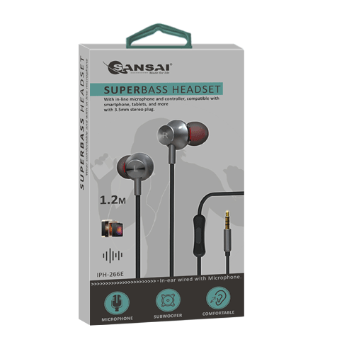 Stereo Headset For iPhone SANSAI IPH-266E