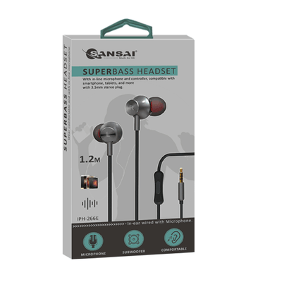 Stereo Headset For iPhone SANSAI IPH-266E