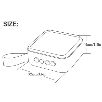 Portable Bluetooth Speaker Fabric Mini Wireless TF USB FM Call Waterproof