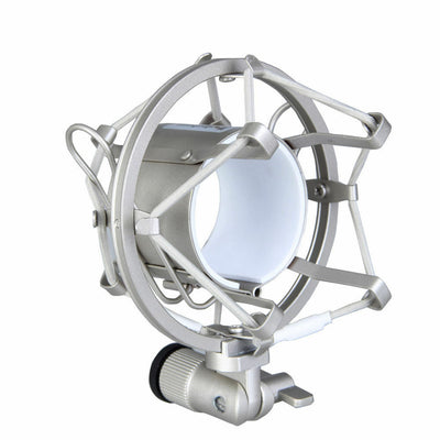 Metal Condenser Microphone Shock Mount For 43-40mm Diameter Universal Stand Mic Holder 3'8" or 5/8"