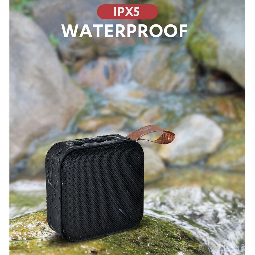 Portable Bluetooth Speaker Fabric Mini Wireless TF USB FM Call Waterproof