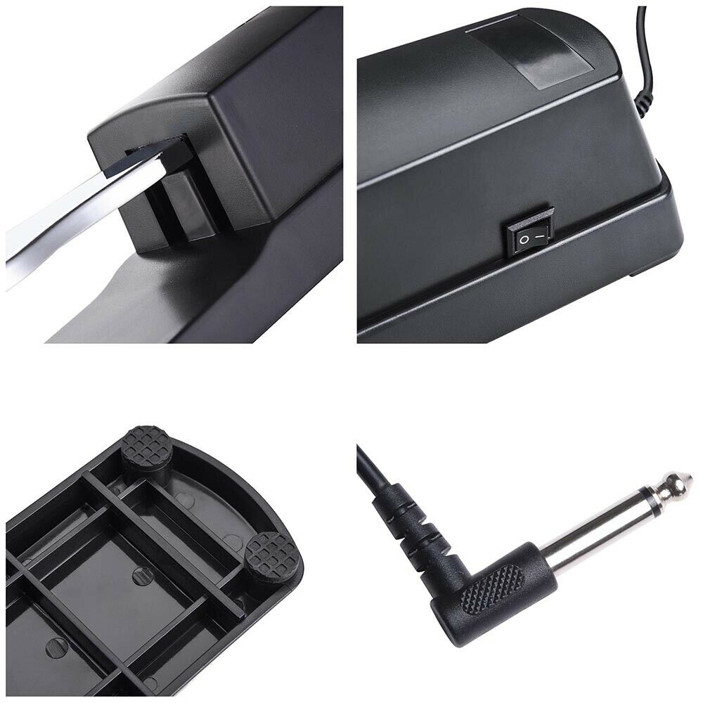 Universal Keyboard Sustain Foot Pedal Damper Polarity Switch fit Electric Piano