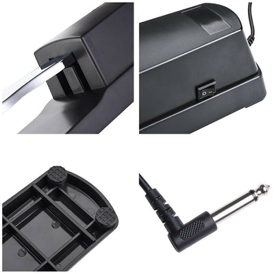 Universal Keyboard Sustain Foot Pedal Damper Polarity Switch fit Electric Piano