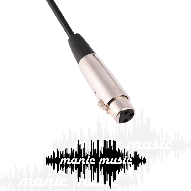 DYNAMIC CARDIOID MIC MICROPHONE + 3m XLR Female to 1/4"