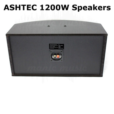 1200W Speakers For Ashtec Powered Mixer Amplifier Guitar