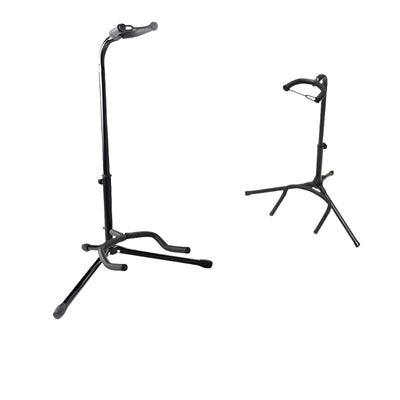 Acoustic Electric Bass Guitar Tripod Stand with Adjustable Neck Rest & Support