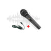 MICROPHONE PACKAGE with 3M XLR CABLE LEAD + EXTRA TALL 2.2M BOOM MIC STAND for KARAOKE VOCAL