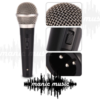 DYNAMIC CARDIOID MIC MICROPHONE + 3m XLR Female to 1/4"