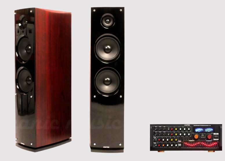 1200W Bluetooth Powered Mixer Amplifier + Hi Fi Tower Speakers