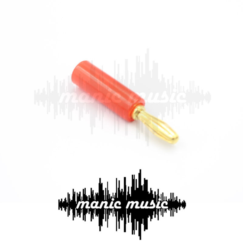 4x Banana Speaker Jack Plugs for Home Theatre Amplifier