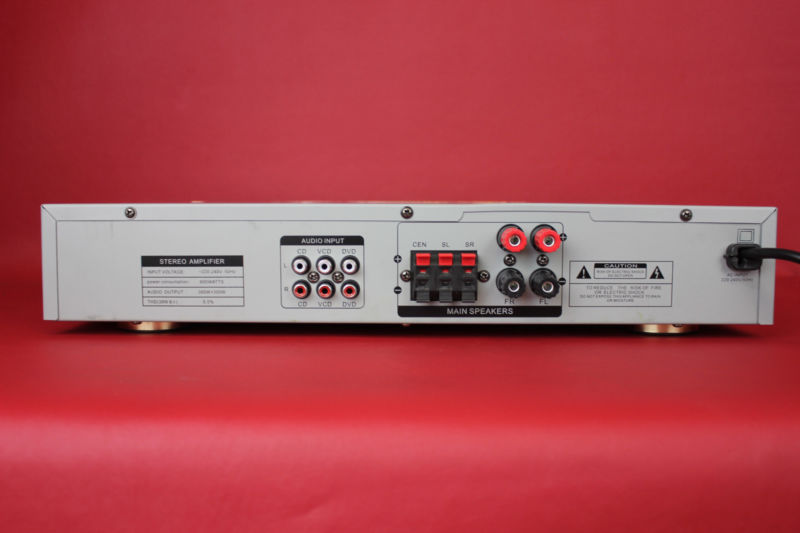 Ashtec 600W Bluetooth Powered Surround Mixer Amplifier