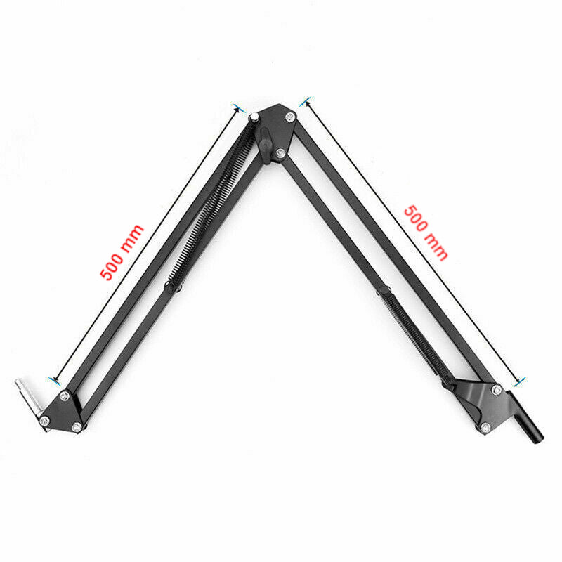 1m Flexible Studio Desk Mount Mic Microphone Suspension Boom Scissor Arm Stand for Condenser Mic