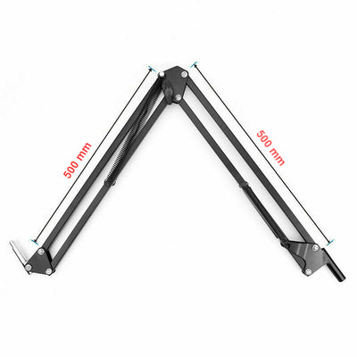 1m Flexible Studio Desk Mount Mic Microphone Suspension Boom Scissor Arm Stand for Condenser Mic