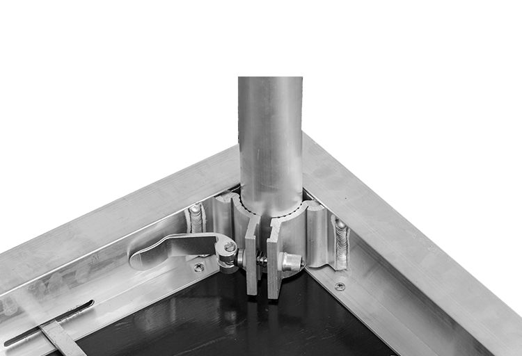 Event Lighting ST2406 - 2.4m x 0.61m Stage Top with rail lock system & recessed stage skirt velcro